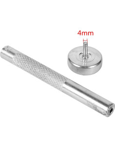 Troquel de Agujero de Ojal Walfront 4mm para Manualidades 2