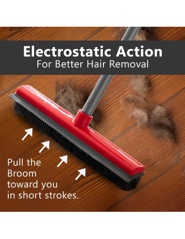 Escoba de Goma Stanley A3079 - Limpieza de Alfombras y Pisos