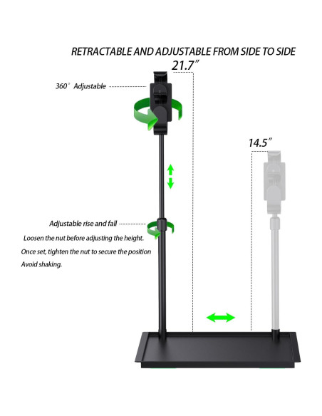 Soporte Organizador de Manguera CPAP YUHUANG - Negro Mate