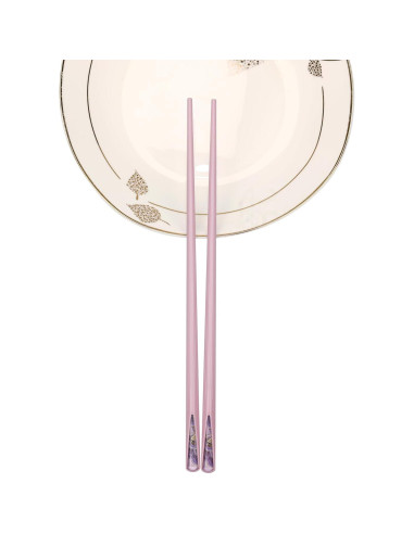 Set de 10 Palillos Reutilizables Auerllcy 24 cm Antideslizantes