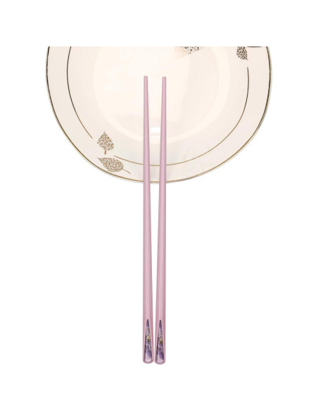 Set de 10 Palillos Reutilizables Auerllcy 24 cm Antideslizantes