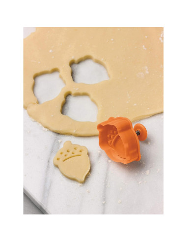 Set de 4 Cortadores de Galleta Fox Run Hojas de Otoño 5.72 cm