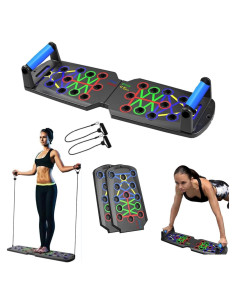 Soporte para Flexiones Boinesnaw Plegable y Ajustable Fitness