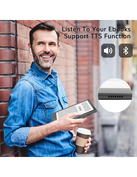 E-Reader Meebook M7 6.8" 300PPI Android 11 3GB+32GB Gris