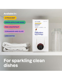 Jabón para Platos ATTITUDE 1.99L Vegano y Ecológico 2