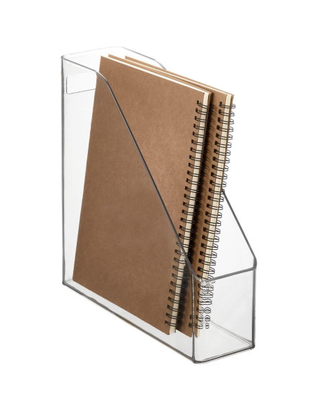 Organizador de Archivos Vertical mDesign 2 Piezas Transparente