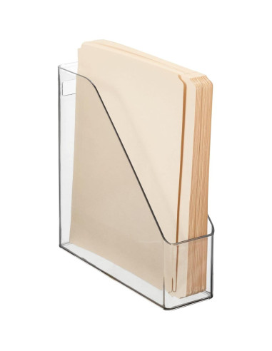 Organizador de Archivos Vertical mDesign 2 Piezas Transparente