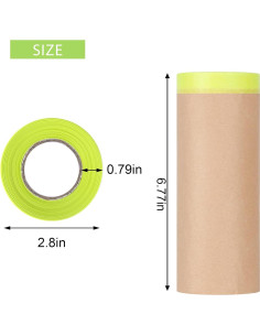 Cinta de Enmascarar Pre-Adhesiva VECOPE 30.48 cm x 15.24 m 2