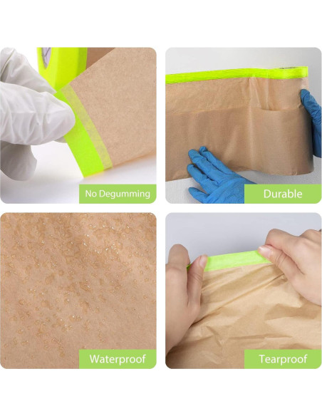 Cinta de Enmascarar Pre-Adhesiva VECOPE 30.48 cm x 15.24 m