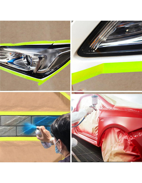 Cinta de Enmascarar Pre-Adhesiva VECOPE 30.48 cm x 15.24 m