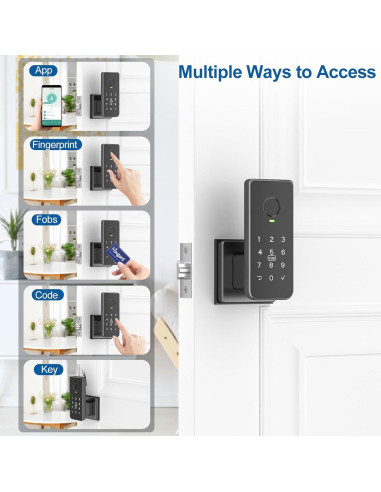 Cerradura Inteligente Biométrica Foxgard FNL-01 con Huella Dactilar