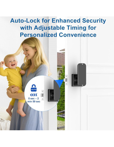 Cerradura Inteligente Biométrica Foxgard FNL-01 con Huella Dactilar