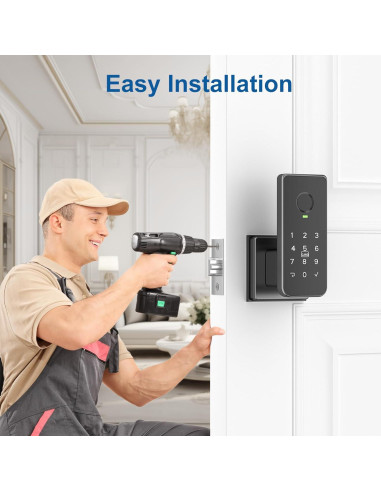 Cerradura Inteligente Biométrica Foxgard FNL-01 con Huella Dactilar