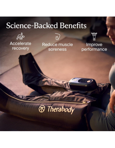 Botas de Compresión Inalámbricas Therabody JetBoots Prime - Recuperación Muscular Portátil