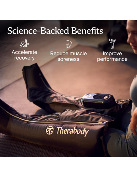 Botas de Compresión Inalámbricas Therabody JetBoots Prime - Recuperación Muscular Portátil