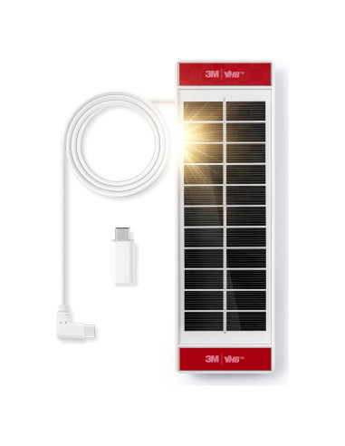 Panel Solar 1.3W JaeJaes USB-C para Persianas Motorizadas