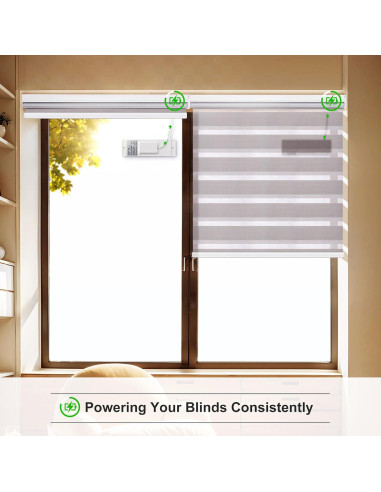 Panel Solar 1.3W JaeJaes USB-C para Persianas Motorizadas