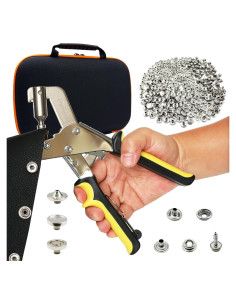 Kit de Botones a Presión Gromerior con Estuche y 100 Botones 15mm