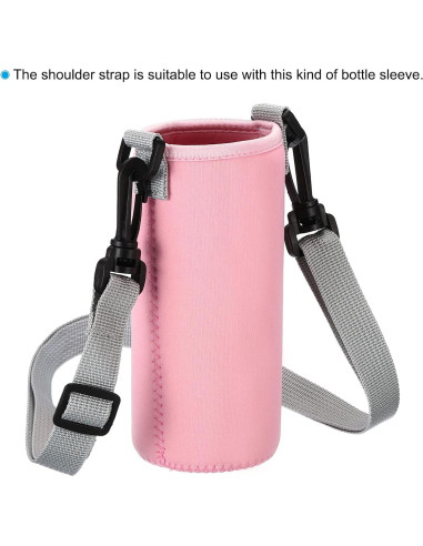 Correa de Hombro Ajustable PATIKIL 20mm x 1.1m Negro - 2 Clips