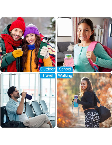 Correa de Hombro Ajustable PATIKIL 20mm x 1.1m Negro - 2 Clips