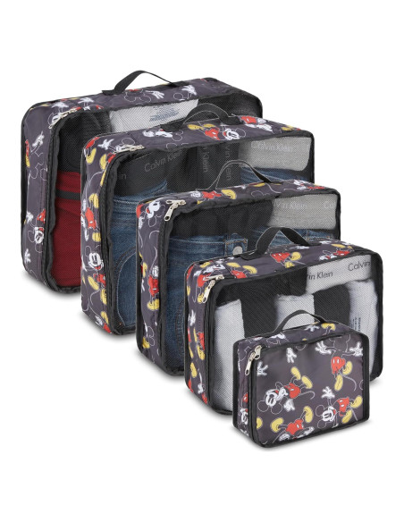 Conjunto de 5 Cubos de Empaque Disney - Mickey, Minnie, Pooh