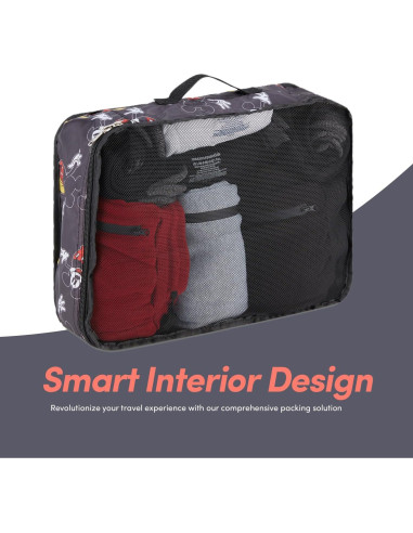 Conjunto de 5 Cubos de Empaque Disney - Mickey, Minnie, Pooh