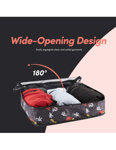 Conjunto de 5 Cubos de Empaque Disney - Mickey, Minnie, Pooh