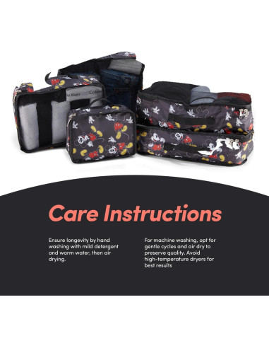 Conjunto de 5 Cubos de Empaque Disney - Mickey, Minnie, Pooh