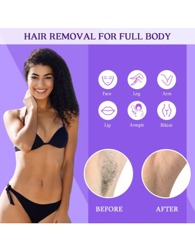 Kit de Cera Calentador Digital Bestidy 1.56kg para Depilación