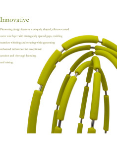 Batidor de Silicona JOKUMO 28 cm Acero Inoxidable Antiadherente 2