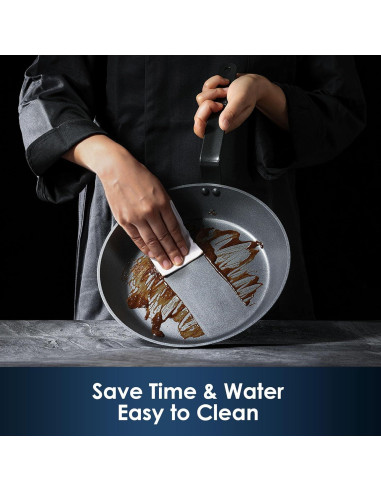 Juego de Sartenes Antiadherentes SENSARTE 8 y 10 Pulgadas