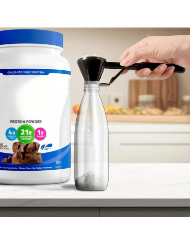 Cuchara Medidora 2-en-1 Ainovi con Embudo para Polvo