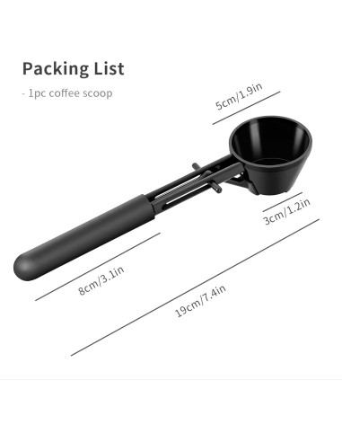 Cuchara Medidora 2-en-1 Ainovi con Embudo para Polvo