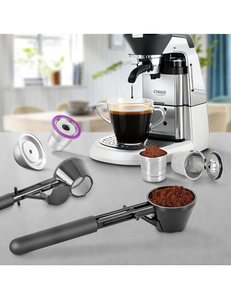 Cuchara Medidora 2-en-1 Ainovi con Embudo para Polvo