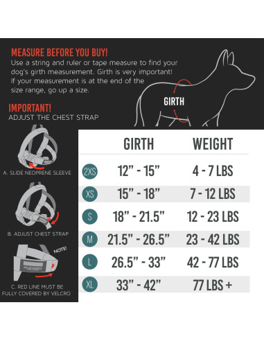 Arnés EzyDog Quick Fit Negro XX-Pequeño - Sin Tirones y Acolchado