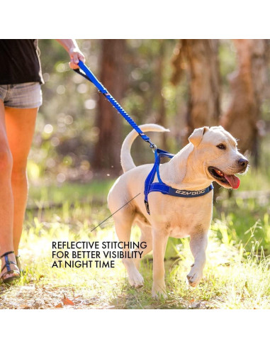 Arnés EzyDog Quick Fit Negro XX-Pequeño - Sin Tirones y Acolchado