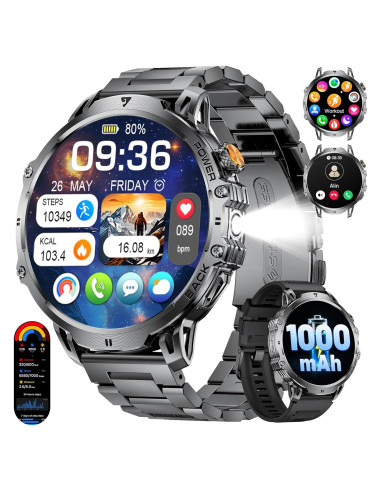 Reloj Inteligente BENYAR EF13 con Llamadas Bluetooth y Pantalla HD