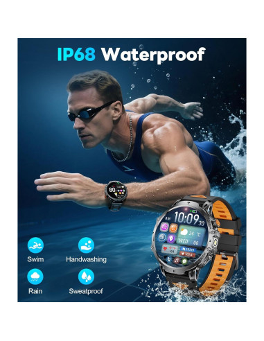 Reloj Inteligente BENYAR EF13 con Llamadas Bluetooth y Pantalla HD