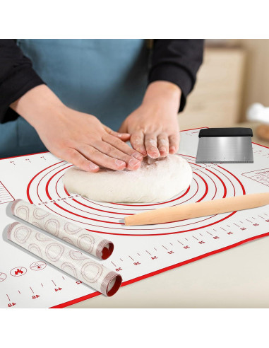 Conjunto de Tapetes de Silicona Nice Kitchen 4 en 1 para Hornear