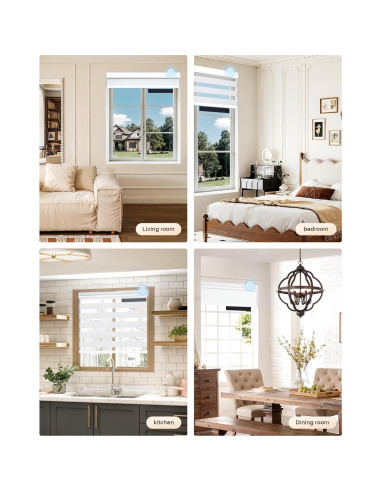 Panel Solar 3.4W 6V JaeJaes para Cortinas Motorizadas USB-C