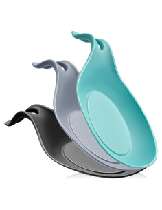 Soporte para Cucharas de Silicona HMDZMR - Paquete de 3, Resistente al Calor