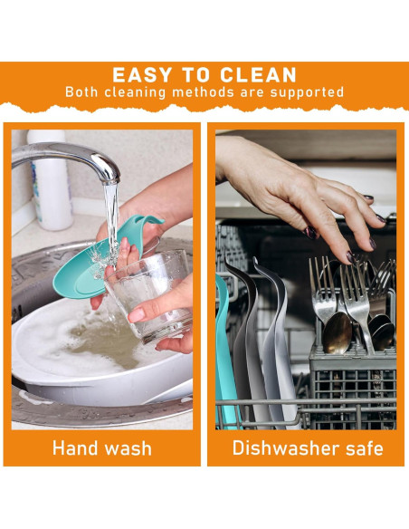 Soporte para Cucharas de Silicona HMDZMR - Paquete de 3, Resistente al Calor