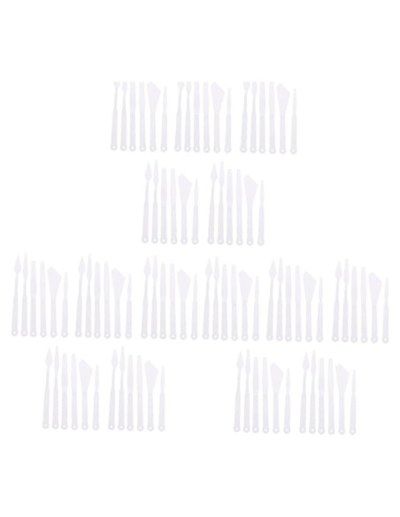 90 Espátulas de Pintura ULDIGI para Mezcla de Colores y Arte