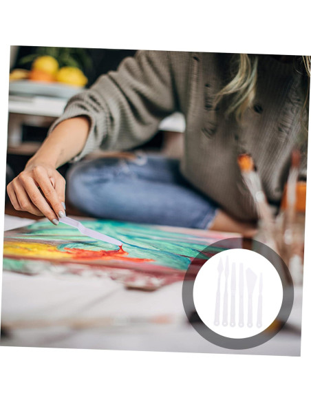 90 Espátulas de Pintura ULDIGI para Mezcla de Colores y Arte