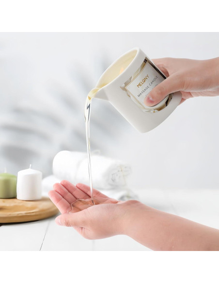 Vela de Masaje Hidratante MELONY 240ml Vainilla Cremosa