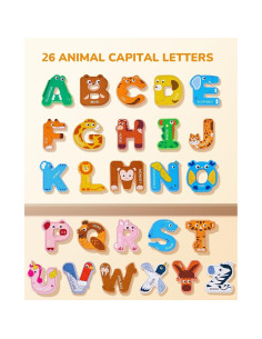 Letras Magnéticas JoyCat 26 Piezas Alfabeto para Niños 2