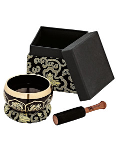 Tazón Cantante Ornamental Meinl 10.5 cm con Martillo y Cojín