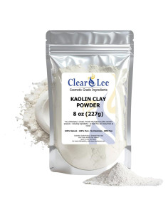 Polvo de Arcilla Kaolin Cosmético ClearLee 227g - Piel Suave