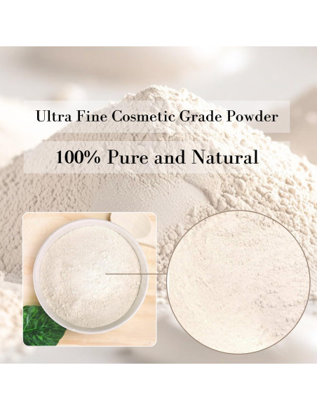 Polvo de Arcilla Kaolin Cosmético ClearLee 227g - Piel Suave