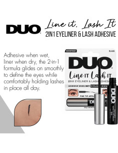 Adhesivo Liner para Pestañas DUO Line It Lash It - Negro, 3.4 g 2